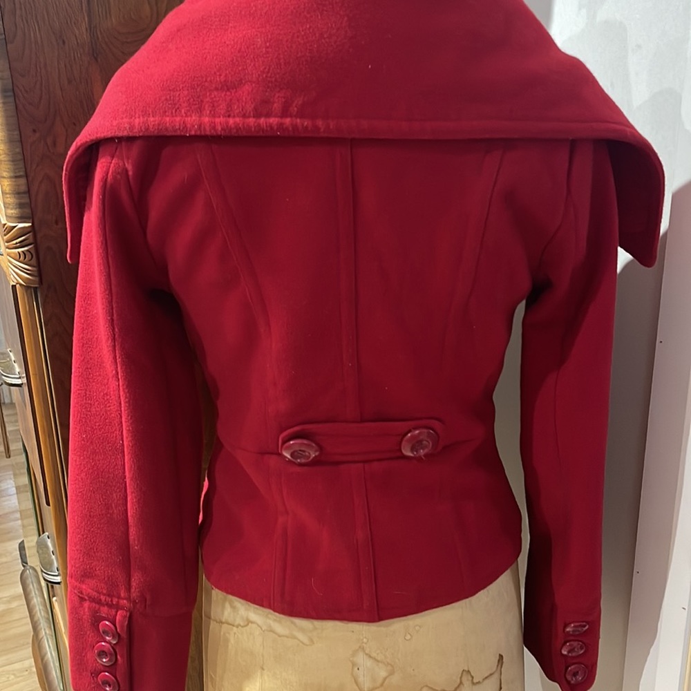 Red spring/ fall coat - Picture 2 of 4